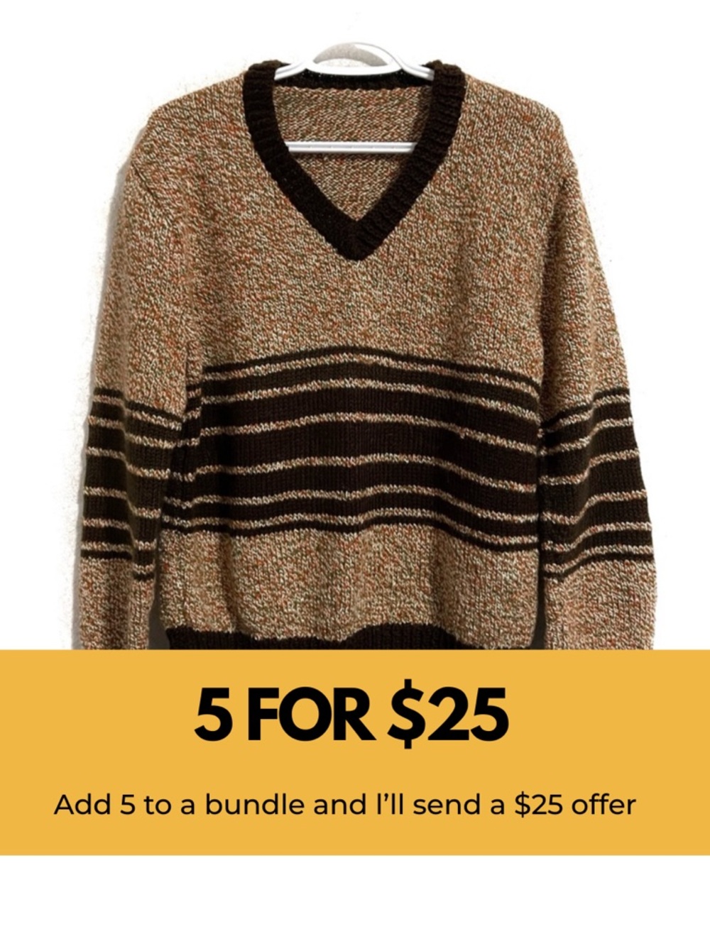 Handmade sweater with matching toque.